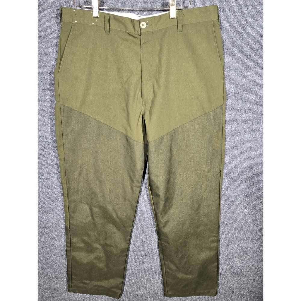 Vintage Rattlers Brand Hunting Pants Mens 38x33 Olive Green Nylon Field